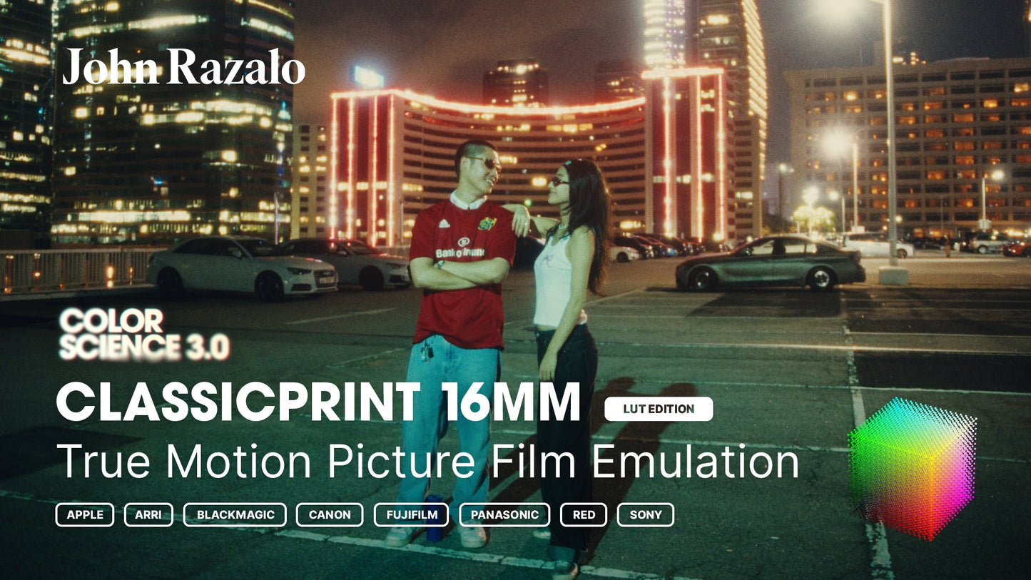 ClassicPrint 16mm Film Emulation LUTs