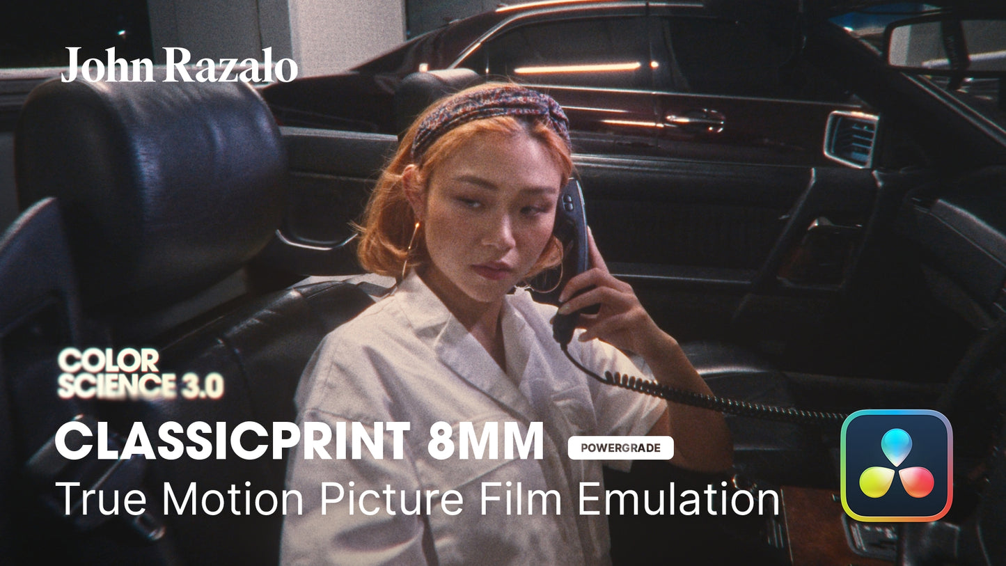 ClassicPrint 8mm Film Emulation PowerGrade