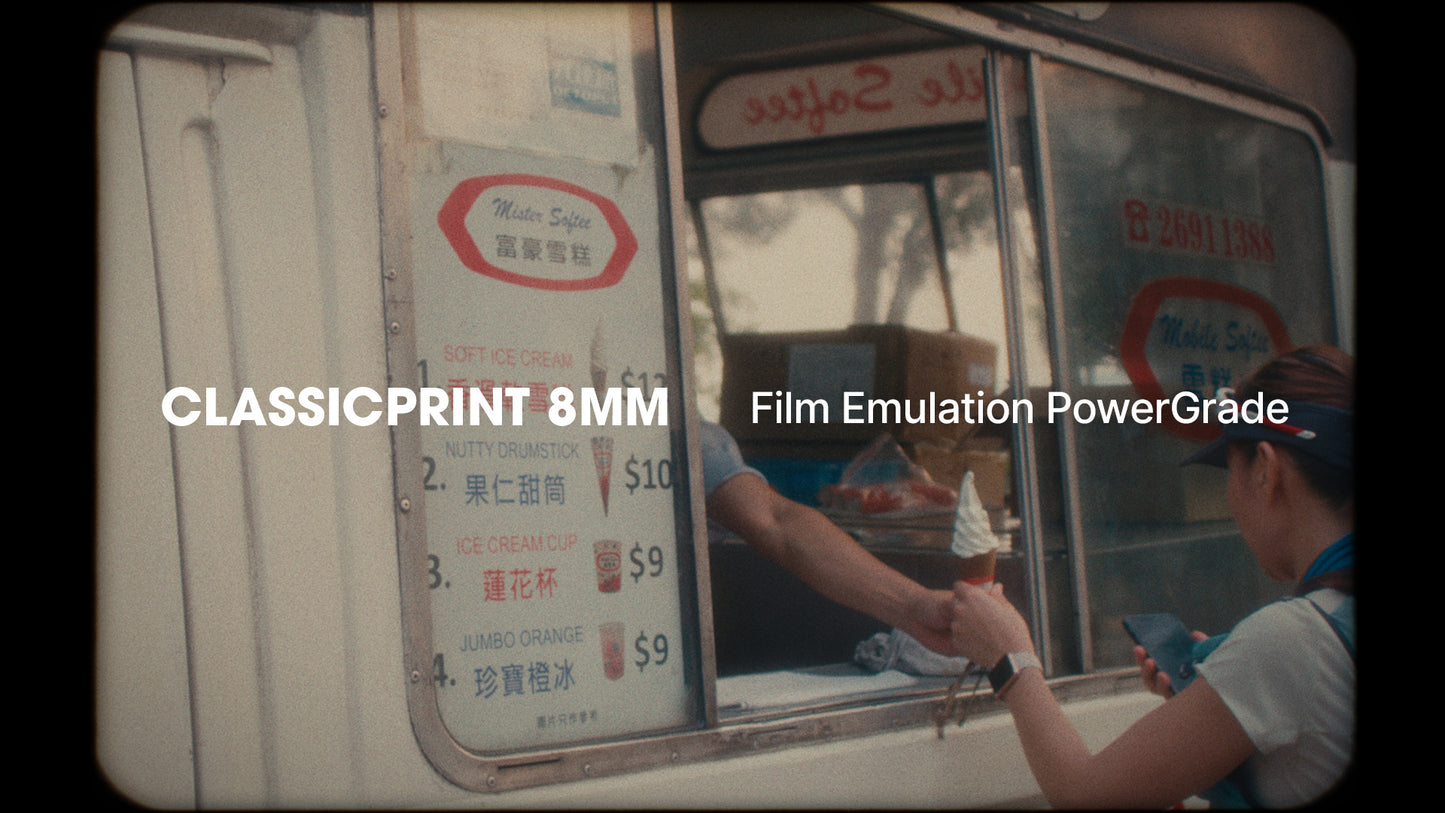 ClassicPrint 8mm Film Emulation PowerGrade