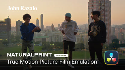 NaturalPrint Film Emulation PowerGrade (COLOR SCIENCE 3.5)